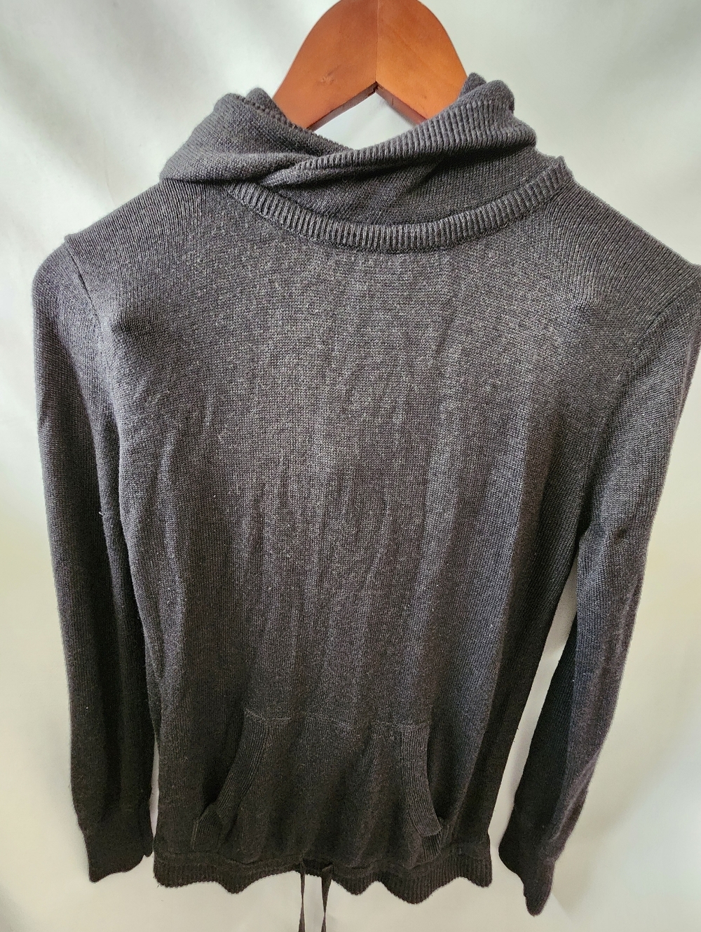 Lululemon Dark Grey Knit Pullover Hoodie Size Small/medium